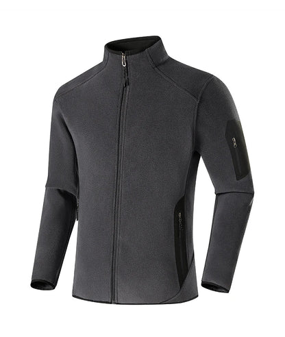 Winter Fleece Jacket Men Women Outdoor Windproof Warm Fleeced Clothing Unisex Hiking Camping Climbing Skiing Sport Coat