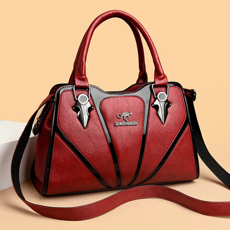 Women Bags Luxury Handbags Fashion Totes Ladies Shoulder Bags High Quality PU Leather Casual Totes Top Handle Shoulder Messenger