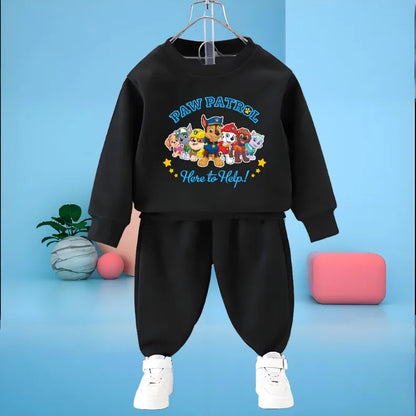 Boys Fashion Hoodies Sets Kids Casual Pullover and Sweatpant Two Piece Suit Spring Autumn New Child Sport Tracksuit