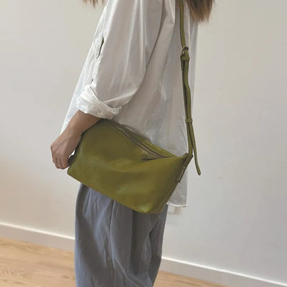 2026 New Genuine Leather Versatile Women's Small Bag Soft Cowhide Lightweight Shoulder Crossbody Bags