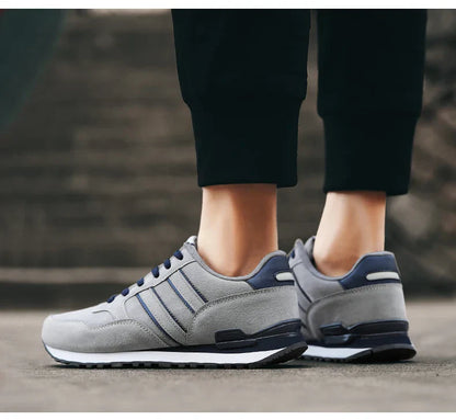 High Quality Men's Sneakers Leather Casual Shoes Autumn 2024 New Breathable Men Shoes Tenis Male Flat Shoe Zapatillas Hombre