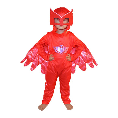 Blue Red Green Jumpsuits Cartoon Pj Cosplay Costume with Mask Night Hero Halloween Birthday Party Dress Sets Christmas Costumes