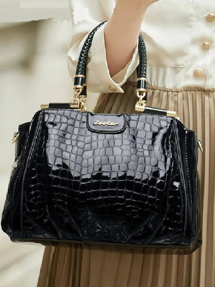 Hot Cow Skin Bag！ZOOLER Handmade Full Real Cow Leather Handbags Soft Skin Genuine Leather Bag Costly Women Fashion Bags #QS220