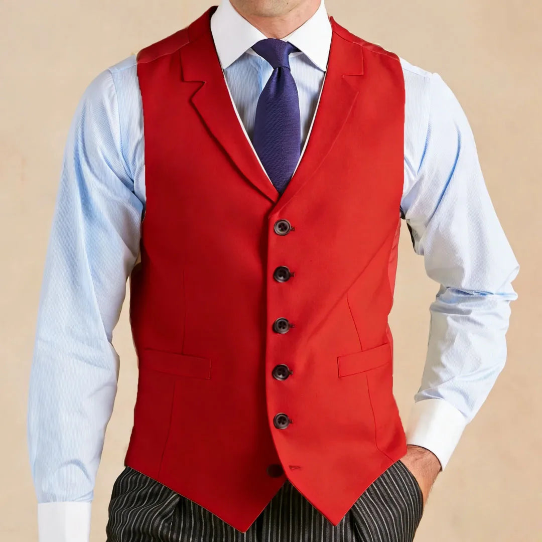 Men Vest Light Gray With Lapel Single Breasted Waistcoat For Wedding Banquet Business Work Office Casual Daily Men Suit Vest