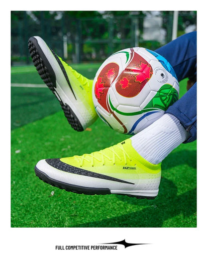 New Men Soccer Shoes Futsal Cleats Ultralight Hot Sale Football Boots Unisex High-quality Women Professional TF/FG Sneakers