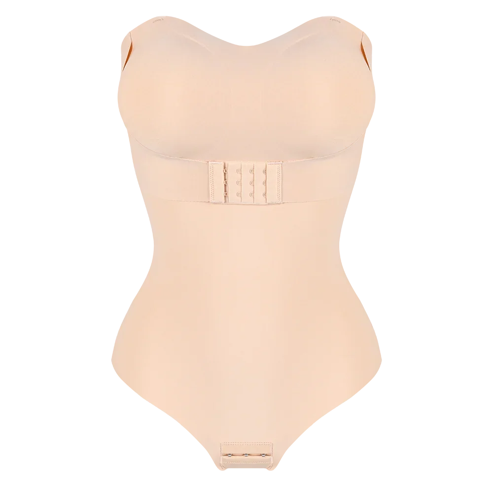 Strapless Thong Bodysuits 4XL Women Belly Control Full Body Shaper Push Up Breast Underwear Plus Size Women's Clothing