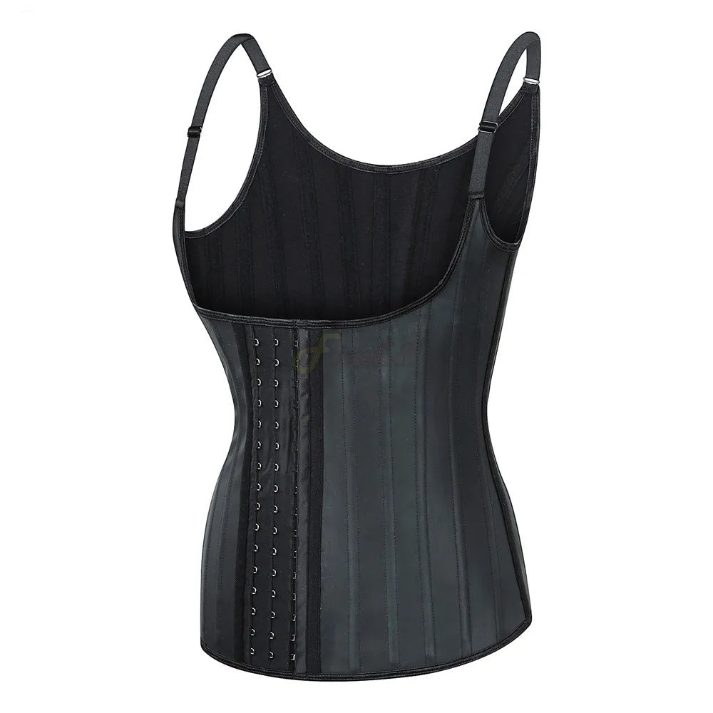 Women Latex Waist Trainer Women Binders Shapers Modeling Strap Corset Colombian Girdles Body Shapewear Faja Shape Sport Vest