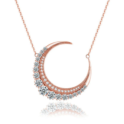 New 4.5 Moissanite Pendant 925 Sterling Silver Necklace for Women Chain Mothers Day Gift Fine Jewelry for Free Shippng