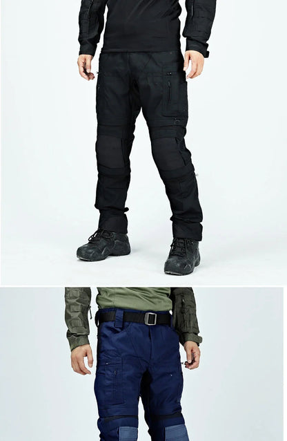 Waterproof Cargo Pant Man Tactical Pants Military Training Combat Trousers Multi Pockets Wear-Resistant Men Pants Outdoor Hiking