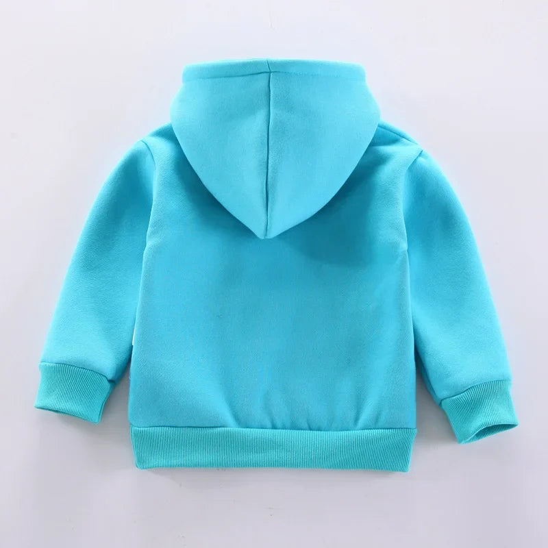 New Autumn Winter Fashion Baby Girls Clothes Children Boys Thicken Hoodies Pants 2Pcs/Set Toddler Sports Costume Kids Tracksuits
