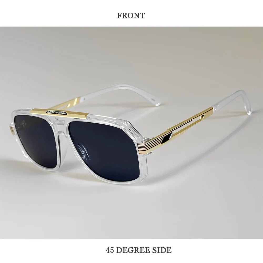 Brand Design Square Sunglasses Women  UV400 Protection Sunglass Men Beach Vacation Fashion Glasses Gafas De Sol Hombre Zonnebril