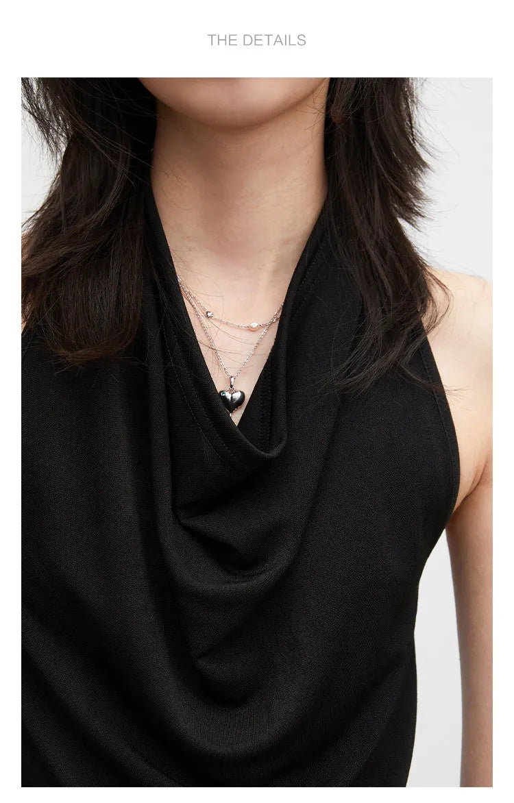Fashion Women Tanks New Swinging Collar Hanging Neck Camis Slim Backless Sexy Suspender Female Vest Spring Summer 2026