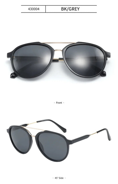 Fashion Polarized Sunglasses Men Women Metal Frame Pilot Sun Glasses UV400 Protection Shade