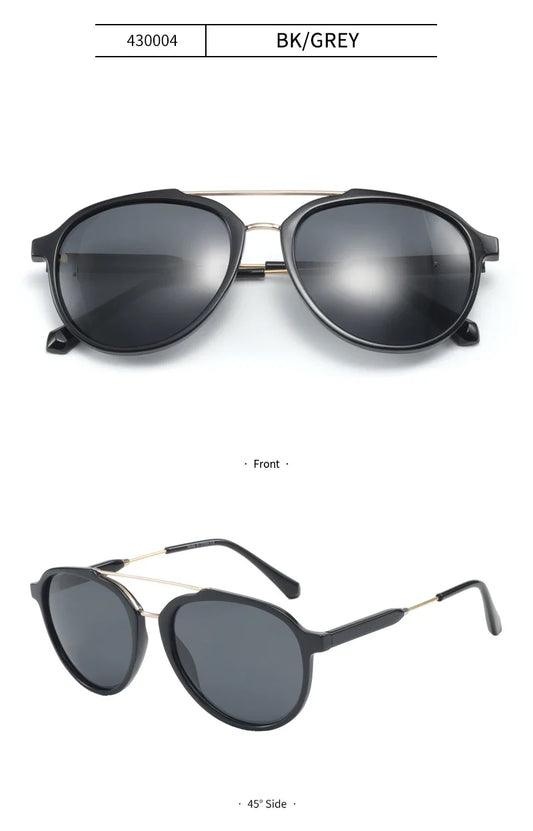 Fashion Polarized Sunglasses Men Women Metal Frame Pilot Sun Glasses UV400 Protection Shade
