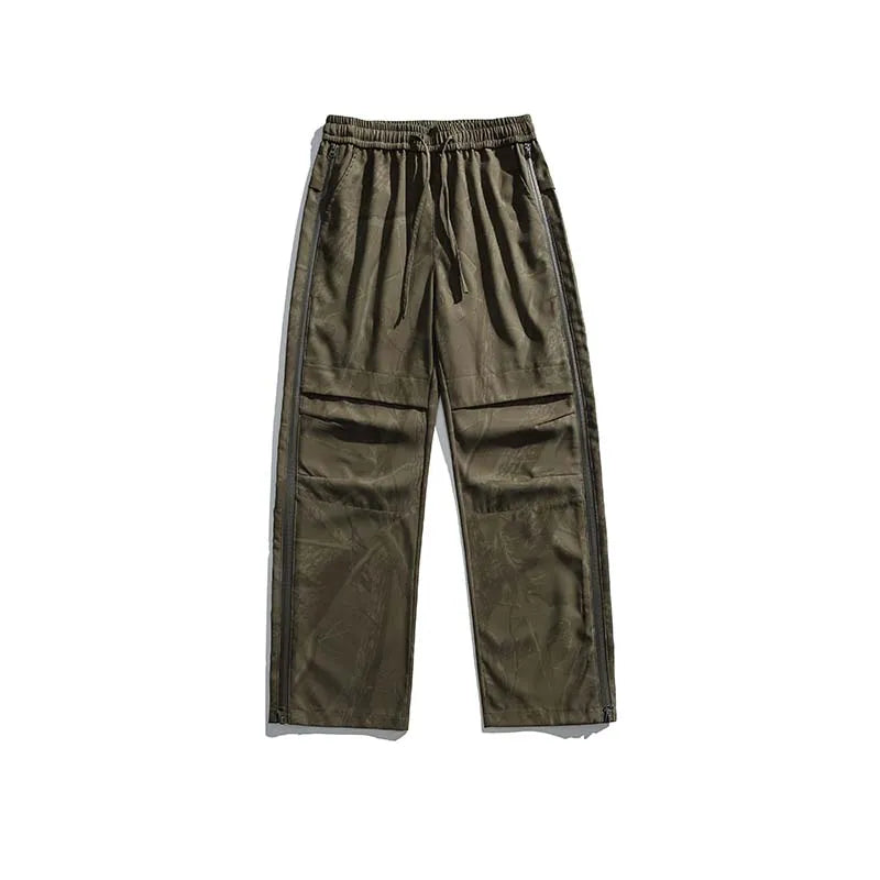 Men's Hiking Pants Waterproof Windproof Breathable Overalls Trousers Side Zipper Trekking Camping Outdoor Sport Camping Pants