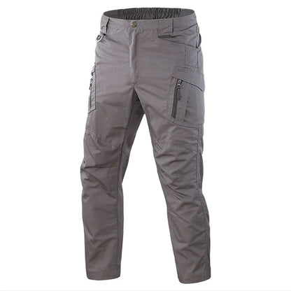 Asian Size Men City Pants Cargo Trousers Multi-pocket Waterproof Wear-resistant Casual Training Overalls Clothing