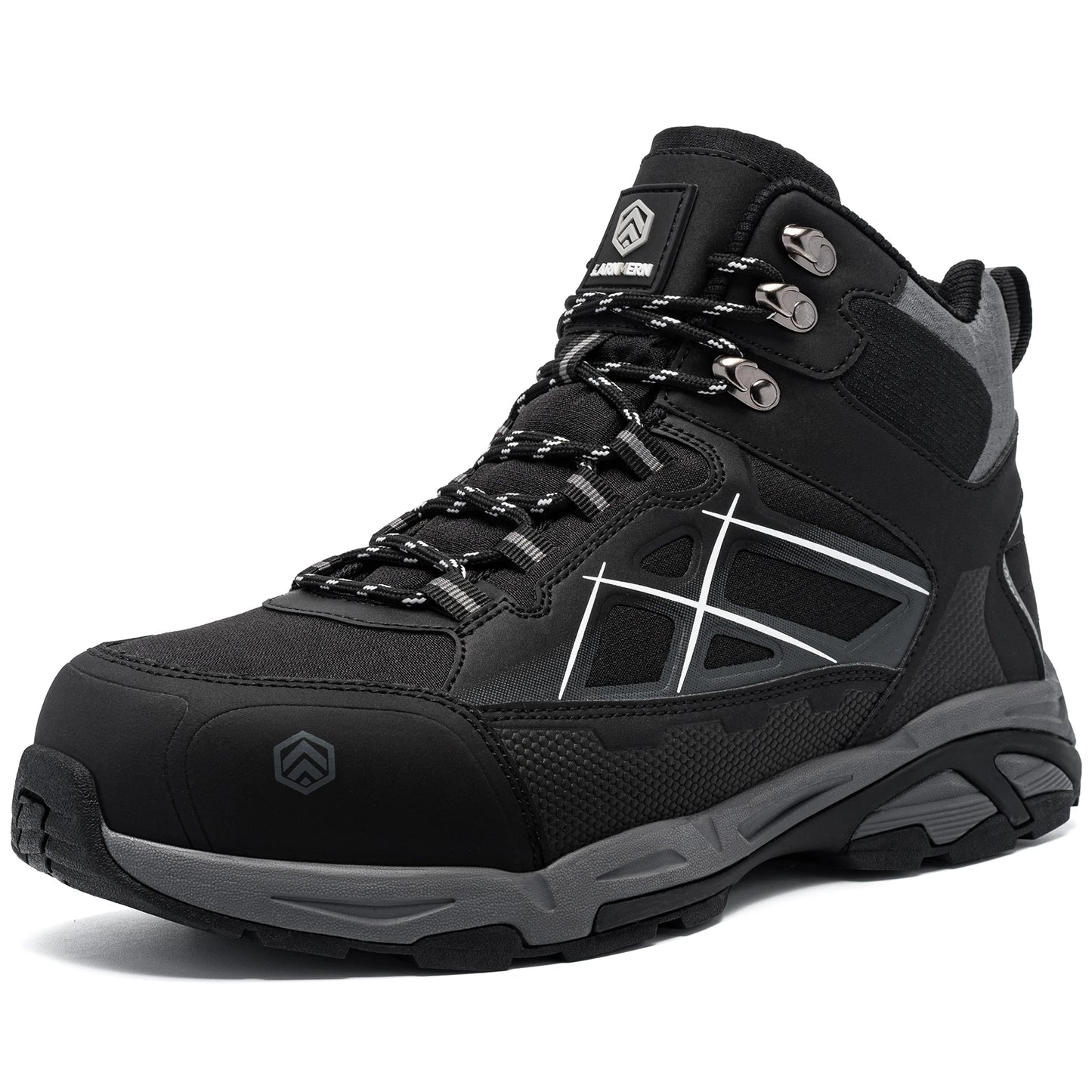 Men's Steel Toe Safety Work Boots shoe Non Slip Shoes for Man Anti-puncture Anti-static Protective Safety Boots