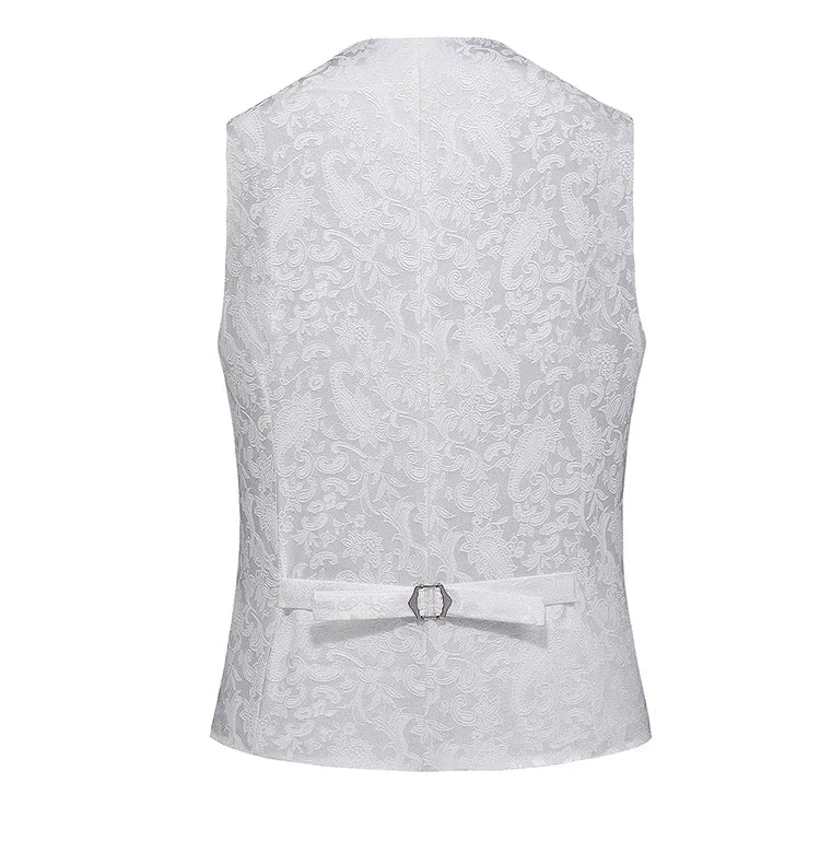 2026 New Men's Red Sleeveless Vest Coat, Single-breasted V Neck Waistcoat, Wedding Party Vests Blue Black Asian Size M-5XL 6XL