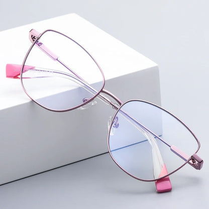 New Myopia Prescription Glasses Hyperopia Reading Glasses Women Anti Blue Light Computer Glasses Optical Eyeglasses Frame
