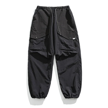 Spring Summer Korean Outdoor Functional Waterproof Cargo Pants For Men Clothing Harajuku Joggers Casual Breathable Pants Male
