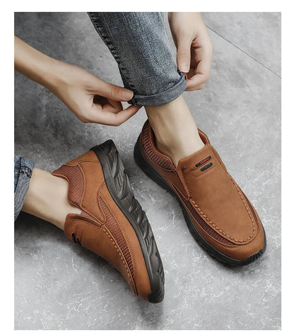 Men Sneakers Light Loafers Slip on Casual Shoes for Men Comfortable Walking Luxury Brand Male Business Shoe Driving Footwear