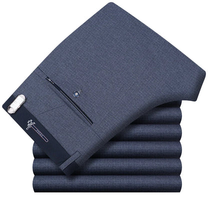 Mens Suit Pants Summer Thin Men Dress Pants Straight Business Office Mens Formal Pants Big Size Classic Trousers Male