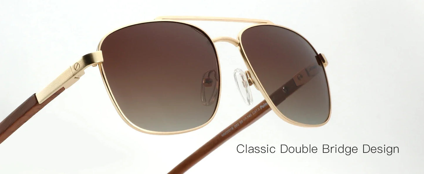 2026 Men's Wood Polarized Sunglasses Uv Protection Outdoor Travel Sunglasses