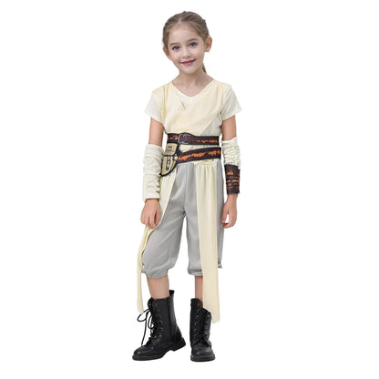 Girls Galaxys Edge Skywalker Warrior Suit Full Set Outfit Halloween Cosplay Costume