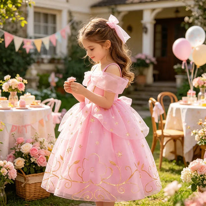 Kids Cinderella Dress Up Clothes Baby Girl Halloween Aurora Princess Dresses Child Birthday Party Little Rabbit Cosplay Costumes