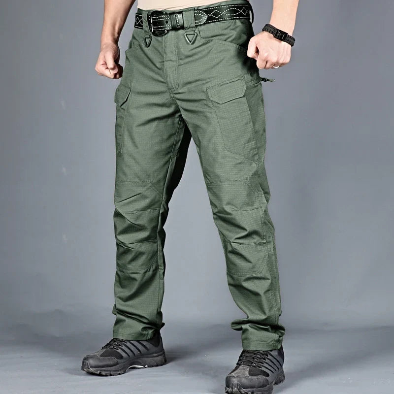 Men's Cargo Pants Multi Pocket Tactical Men Pants Casual Military Army Combat Trousers Waterproof Hiking Pants Plus Size 6Xl