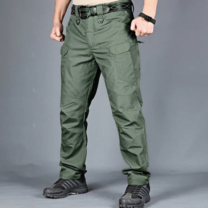 Men's Cargo Pants Multi Pocket Tactical Men Pants Casual Military Army Combat Trousers Waterproof Hiking Pants Plus Size 6Xl