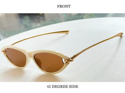 Designer Cat Eye Sunglasses Women Trendy 2026 Fashion Glasses Vacation Shades Luxe  Lunette Soleil Femme Lentes De Sol Mujer Sun