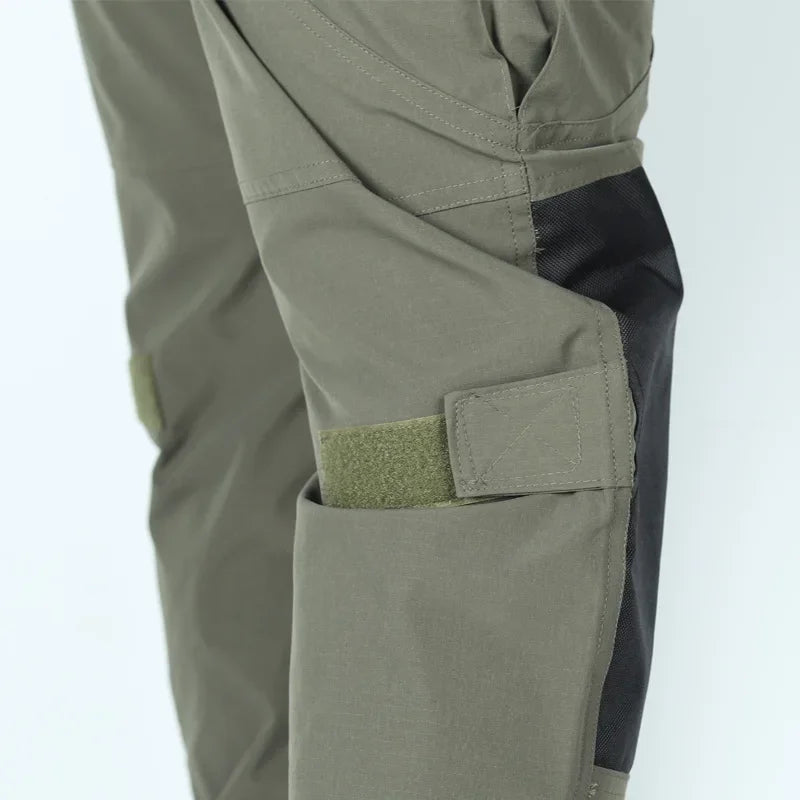 Cargo Pants Outdoor Multi-pocket Tactical Pants Ripstop Waterproof Trousers Male Wear-resistant Training Fishing Workwear Pant