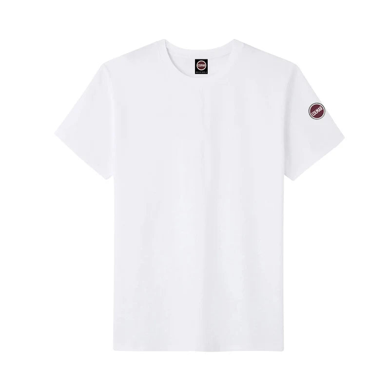 Europe Summer High Quality Tops 100%Cotton Men Women T-shirt Embroidery Logo Couple Casual Loose O-Neck Short Sleeve Tees