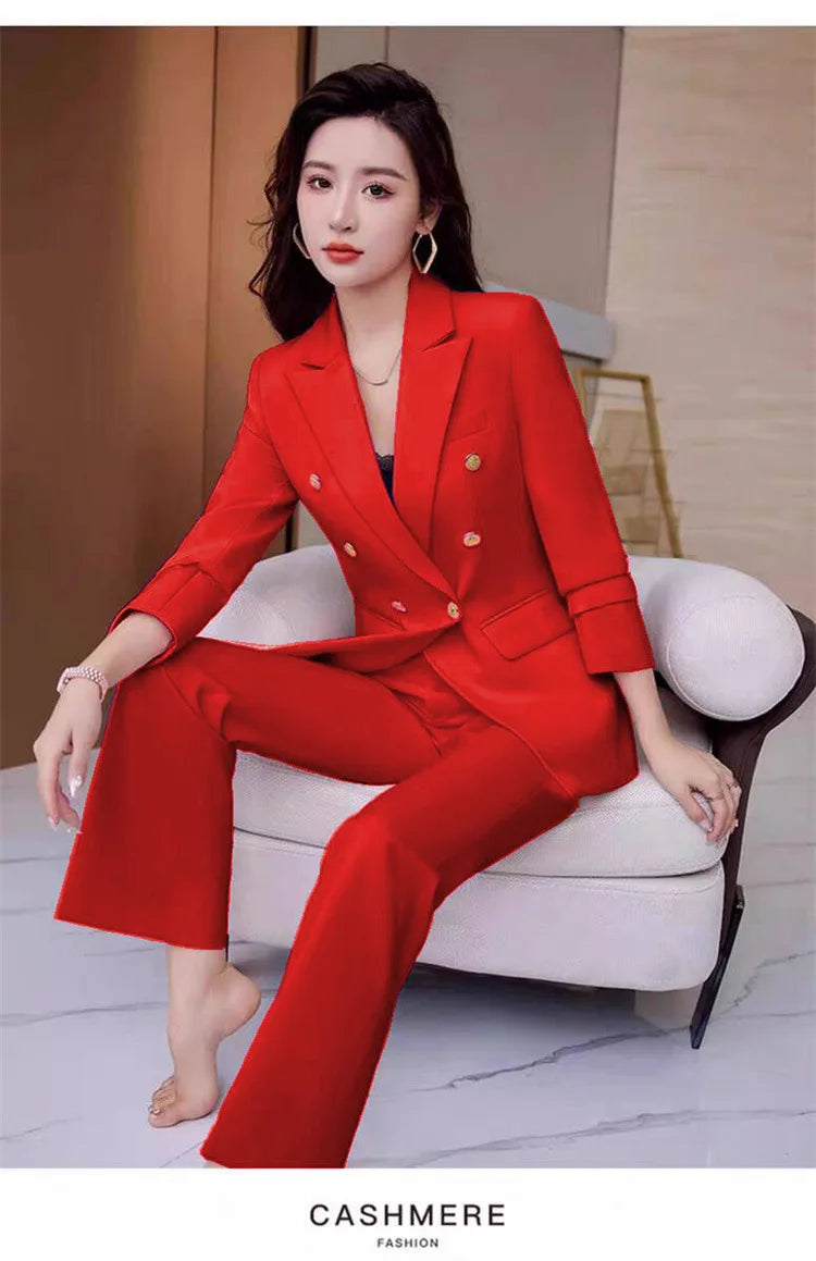 New Advanced Design Women's Suit Jacket Korean Style Spring Autumn Professional White Collar Small Western Clothes