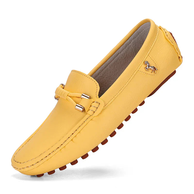 Summer Mens Fashion High Quality Outdoor Casual Leather Shoes Comfortable Breathable Classic 2024 New Slip on Men's Shoes