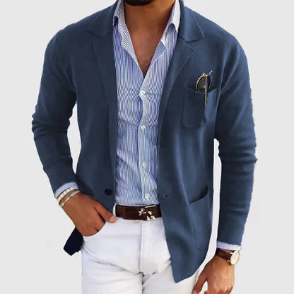 2026 New Men's Blazer Jackets Fashion Slim Fit Solid Single-breasted Suit Coats Business Casual Outerwear Wedding Suits for Men