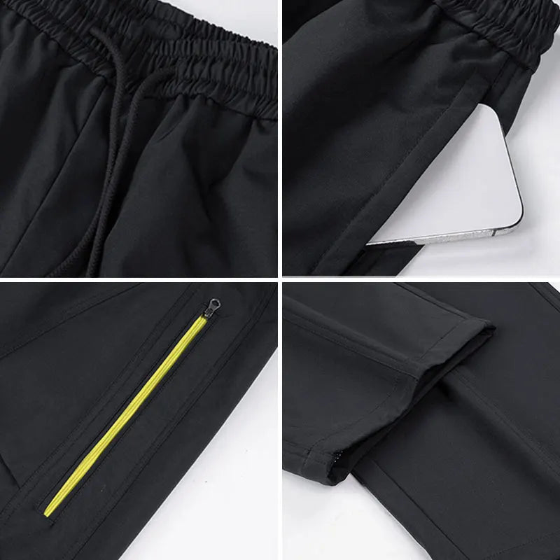 Outdoor Hiking Pants Male Waterproof Windproof Climbing Paratrooper Trousers Autumn Wear-Resistant Camping Cycling Cargo Pants