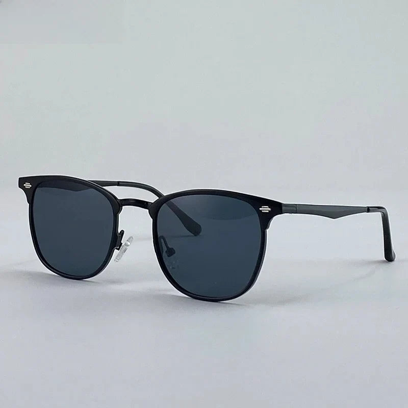 New Arriavl Square Sunglasses Men 2026 Luxury Brand Metal Frame Retro Punk Sun Glasses Male Driving Shades Vintage Eyewear UV400