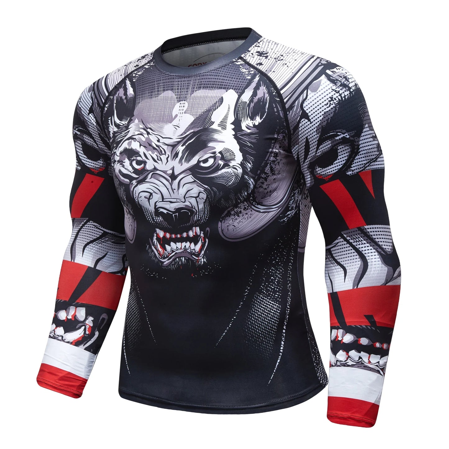 Cody Men Grappling Wear Jiu Jitsu Gi Rashguard BJJ Boxing T-shirts UPF 50+ Male Athletic Running Blouses Compression Gym Tees