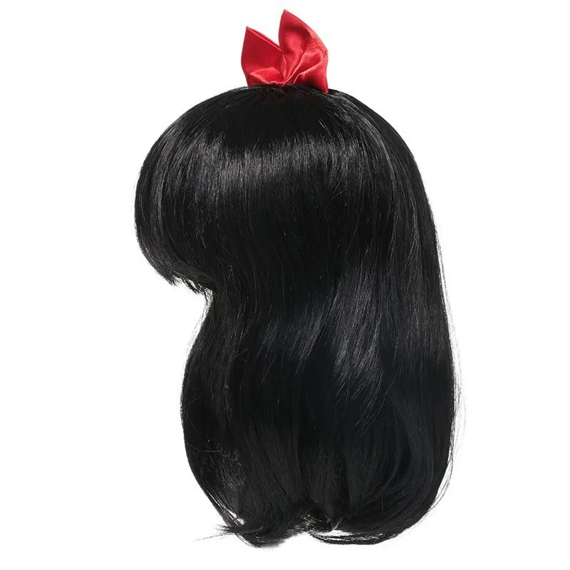 Girl Cosplay Disney Snow White Dress Kids Gown With Cloak Headband Children Princess Dress Up Costume Halloween Party Outfits