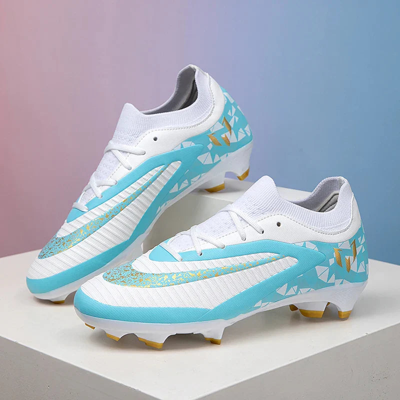 New Kid Match Boys Football Boots Sports Shoes Match Soccer Shoes Outdoor Sneakers Professional Non-Slip Comfortable Unisex