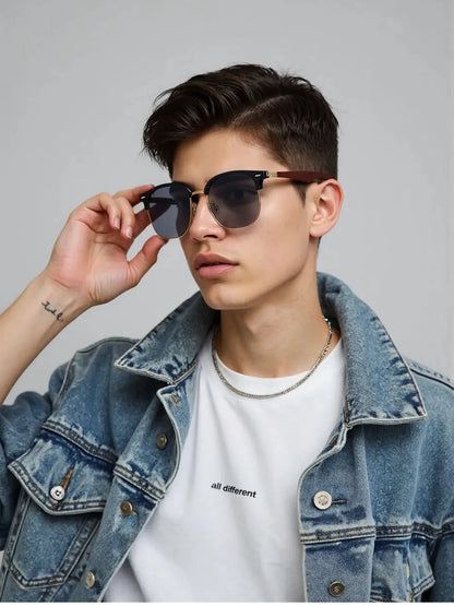 2025 Sunglass Men Sunscreen Vintage Sunglasses Women Trendy Retro Fashion Glasses Luxe Lunette Soleil Femme Gafas De Sol Hombre