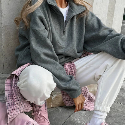 Original Pink Winter Lamb Fleece Hoodie Women Zipper Lapel Pullover флисовая кофта женская кофта женская