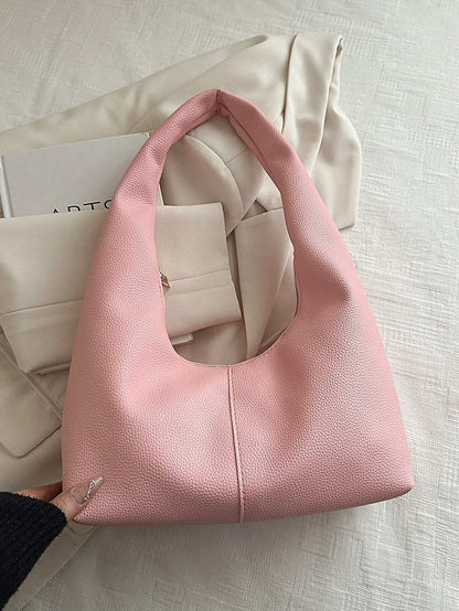 Large Capacity Solid Color Women's Shoulder Bag, Multifunctional Crossbody Bag, Women's Shoulder Tote Bag, Large Capacity Crossbody Tote Bag, Casual Work Bag