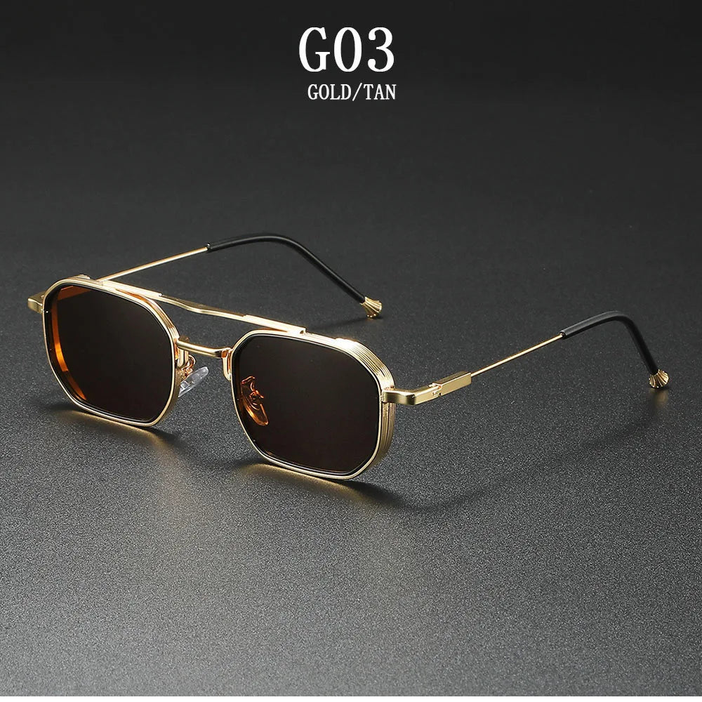 2025 Square Sunglasses Women Trendy Vintage Steampunk Sunglass Men Luxe Fashion Glasses Gafas De Sol Hombre Lunette Soleil Femme