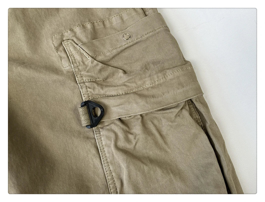 American Vintage Functional Cargo Pants Men Clothing High Quality Khaki Casual Jogging Pants Harajuku Tactical Joggers Trousers
