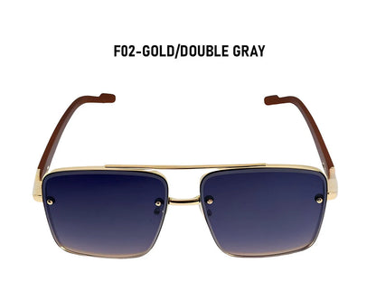 UV400 Protection Square Sunglasses Women Trendy Beach Vacation Brand Design Wooden Vintage Retro Sunglass Men Fashion Glasses