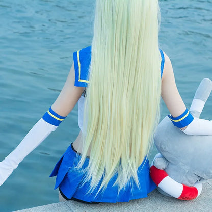 Collection Kancolle Fleet Kanmusu Shimakaze Cosplay Costume Anime Girls Sailor Suit For Women Sexy Summer Dress Full Set