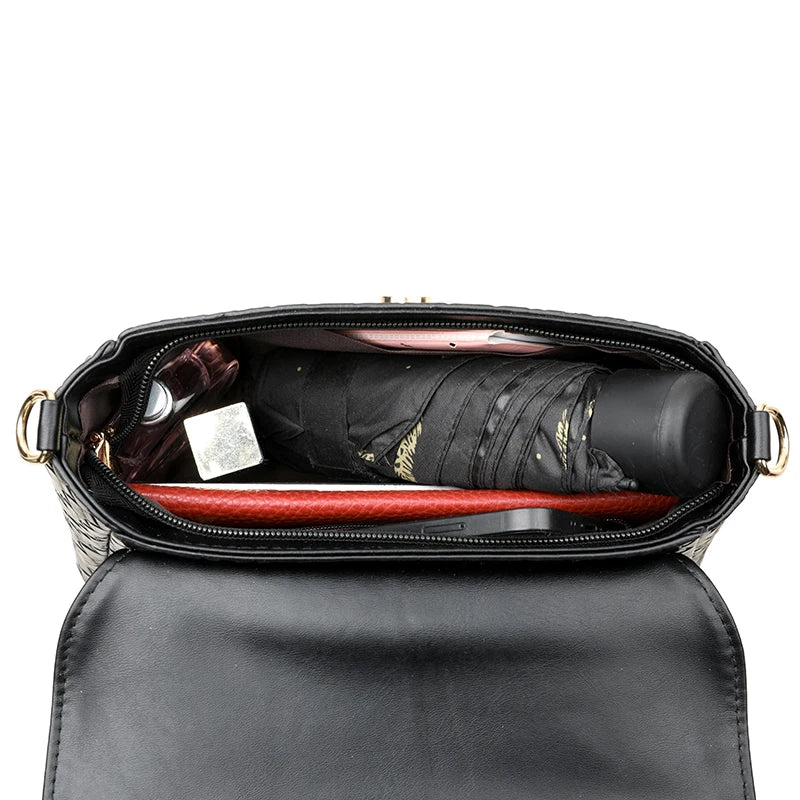 Women Small Square Flip cover Bags Retro Versatile Shoulder Strap Large Capacity Casual Portable Female Shoulder Crossbody Bags